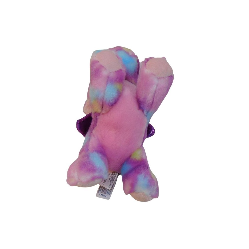 Aurora Tutti Frutti Purple Blue Pegasus Plush Winged Horse sShiny 7" Stuffed Toy - Picture 4 of 6
